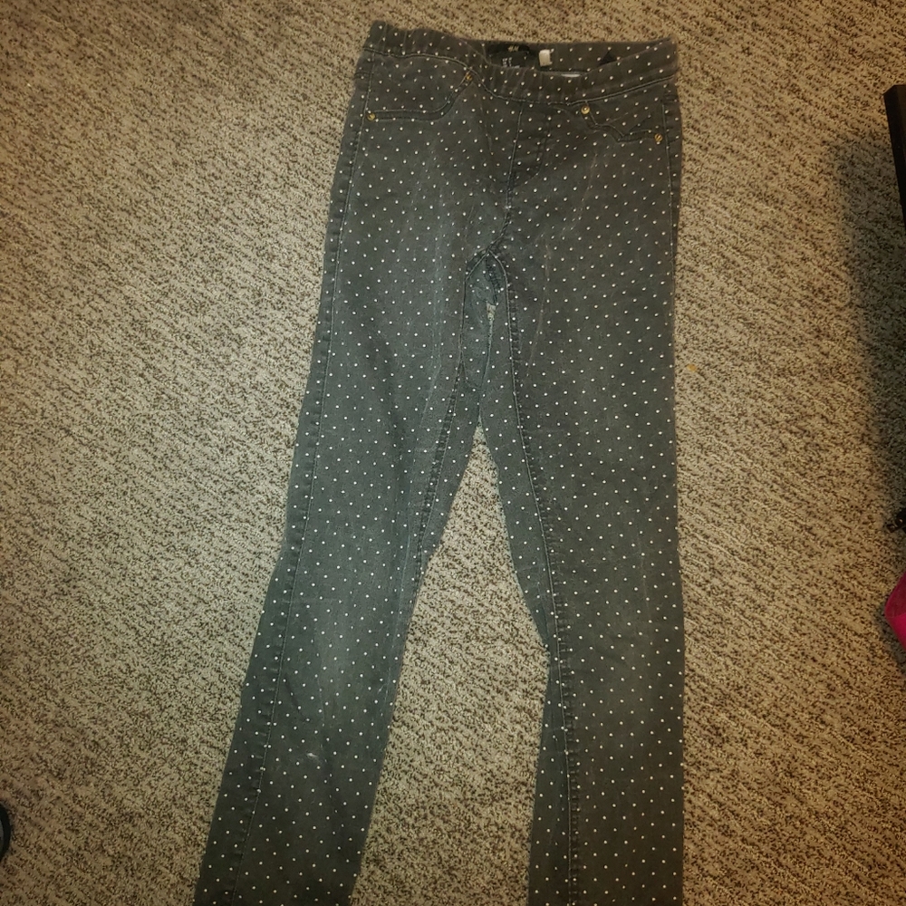Polka dot grey HM pants